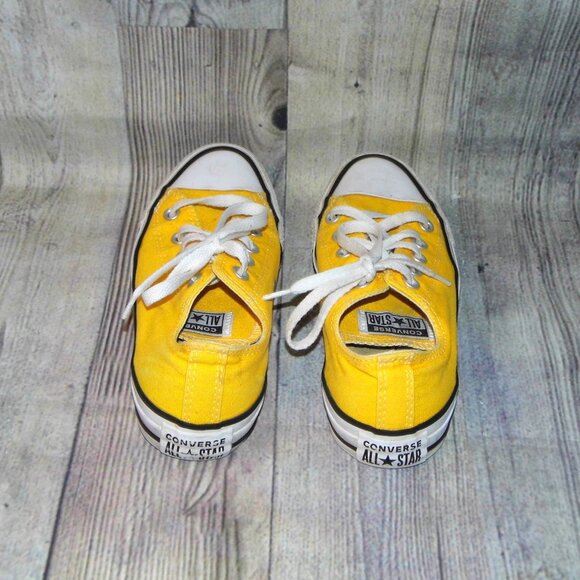 CONVERSE Chuck Taylor All Star OX Yellow Sneakers Womens Size 6 - Picture 5 of 7